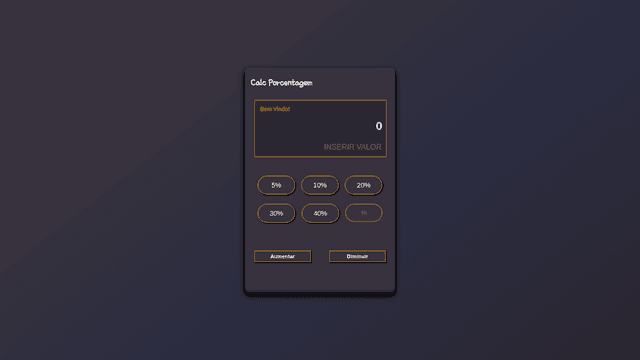 Projeto Calc Percetagem